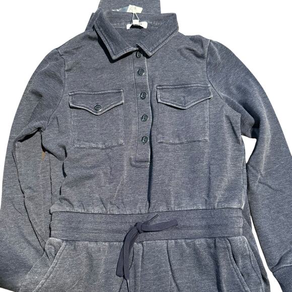 525 America Revolve Distressed Utility Jumpsuit, Ink Color, Women's Small, NWT - Picture 2 of 10